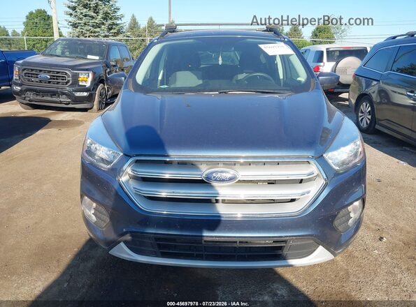 1FMCU9GD1JUC57706 2018 FORD ESCAPE Blue Widok zestawu wskaźników