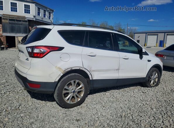 1FMCU9GD1JUC88342 2018 FORD ESCAPE Белый Задняя правая четверть