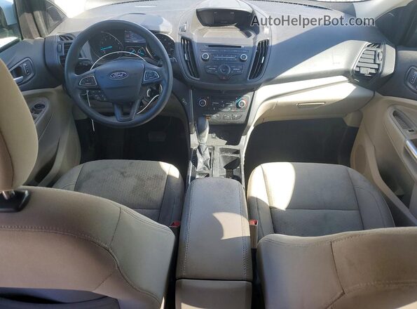 1FMCU9GD1JUC88342 2018 FORD ESCAPE Белый Вид панели приборов