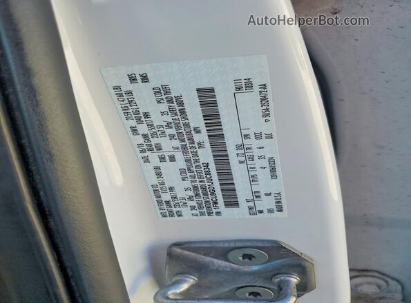 1FMCU9GD1JUC88342 2018 FORD ESCAPE Белый Вид наклейки с VIN-кодом