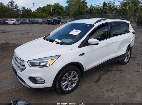 1FMCU9GD1JUC88454 2018 FORD ESCAPE White Передня ліва чверть