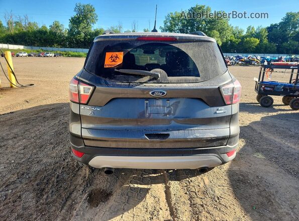 1FMCU9GD1JUD36180 2018 FORD ESCAPE Серый Вид сзади