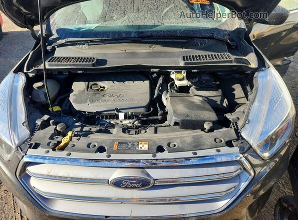 1FMCU9GD1JUD36180 2018 FORD ESCAPE Серый Вид подкапотного пространства