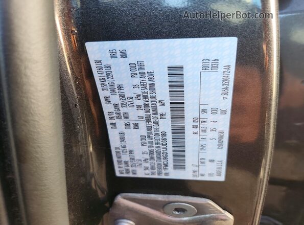 1FMCU9GD1JUD36180 2018 FORD ESCAPE Серый Вид наклейки с VIN-кодом