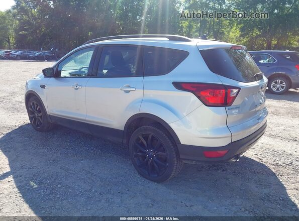 1FMCU9GD1KUA14446 2019 FORD ESCAPE Silver Trasero izquierdo