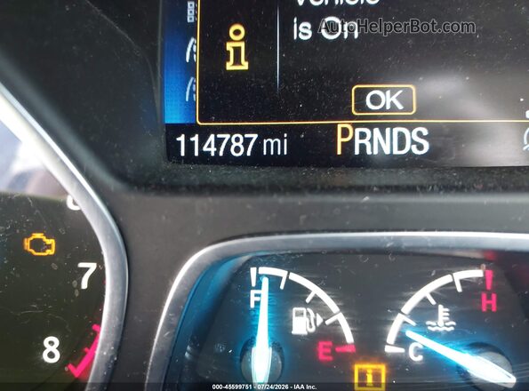 1FMCU9GD1KUA14446 2019 FORD ESCAPE Silver Vista de los asientos traseros