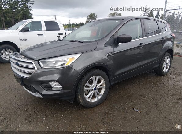 1FMCU9GD1KUA65817 2019 FORD ESCAPE Gray Առջևի ձախ երեք քառորդ տեսարան