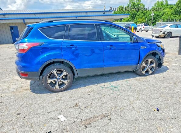 1FMCU9GD2HUA90797 2017 FORD ESCAPE Blue Задня права чверть
