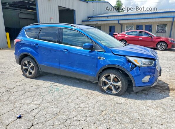 1FMCU9GD2HUA90797 2017 FORD ESCAPE Blue Передня права чверть