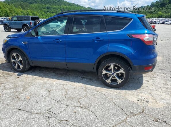 1FMCU9GD2HUA90797 2017 FORD ESCAPE Blue Задня ліва чверть