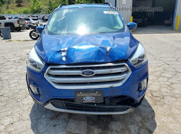 1FMCU9GD2HUA90797 2017 FORD ESCAPE Blue Вид спереду