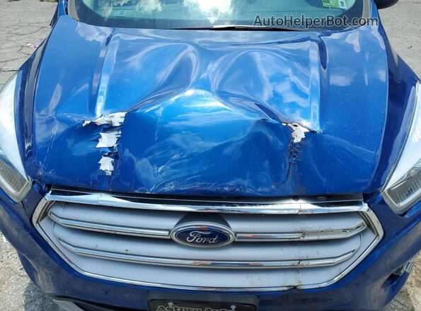 1FMCU9GD2HUA90797 2017 FORD ESCAPE Blue Вид підкапотного простору