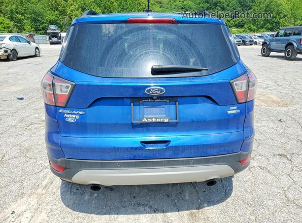 1FMCU9GD2HUA90797 2017 FORD ESCAPE Blue Вид ззаду