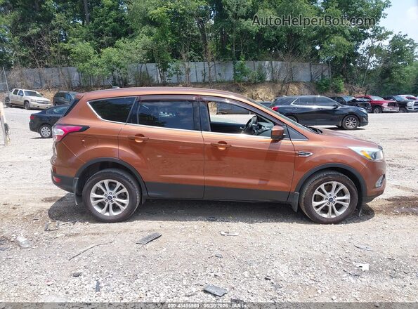 1FMCU9GD2HUB75784 2017 FORD ESCAPE Brown უკანა სალონის ხედი