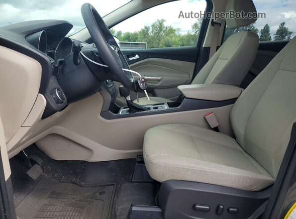 1FMCU9GD2HUC27690 2017 FORD ESCAPE Charcoal Вид салону спереду