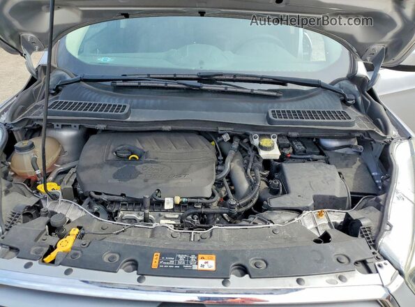 1FMCU9GD2HUC58258 2017 FORD ESCAPE Silver Engine compartment view