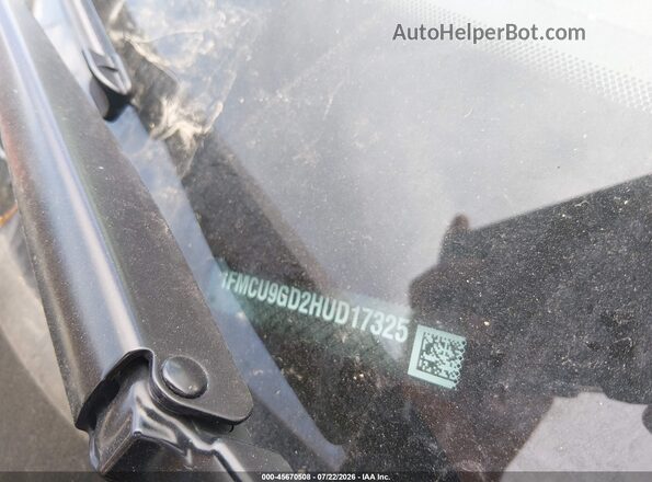 1FMCU9GD2HUD17325 2017 FORD ESCAPE Champagne ძრავის განყოფილების ხედი