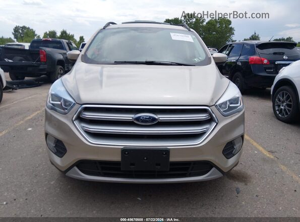 1FMCU9GD2HUD17325 2017 FORD ESCAPE Champagne წინა პანელის ხედი