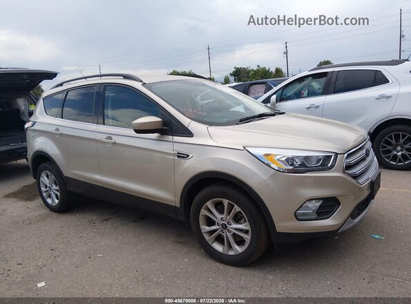 1FMCU9GD2HUD17325 2017 FORD ESCAPE Champagne ხელსაწყოთა პანელის ხედი