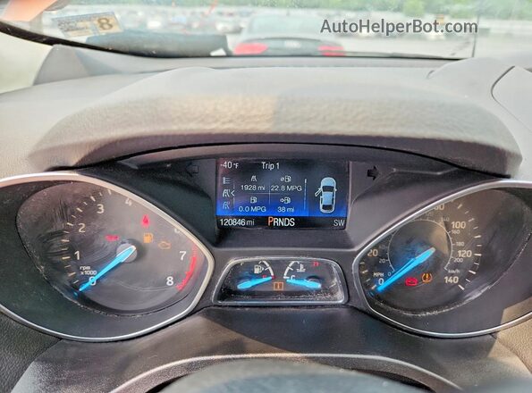1FMCU9GD2HUD91831 2017 FORD ESCAPE Коричневый Вид задних сидений