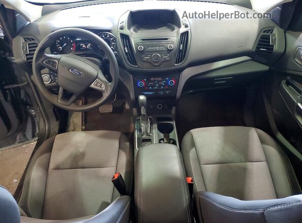 1FMCU9GD2HUE15416 2017 FORD ESCAPE Gray Dashboard view