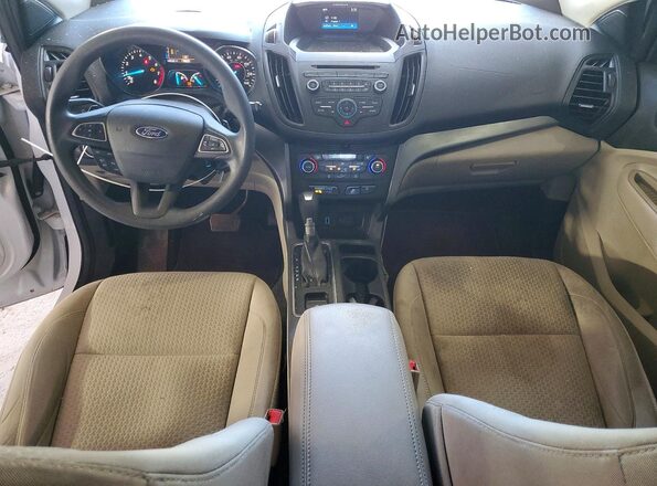1FMCU9GD2HUE17280 2017 FORD ESCAPE White Առջևի վահանակի տեսք