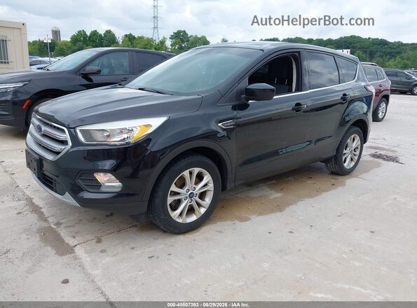 1FMCU9GD2HUE50375 2017 FORD ESCAPE Черный Передняя левая четверть