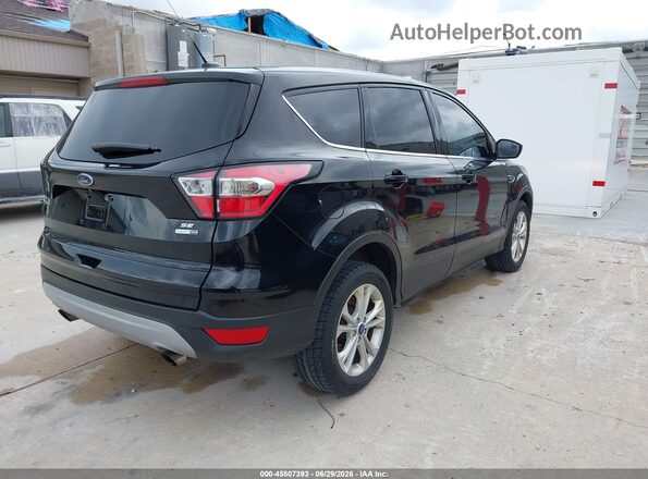 1FMCU9GD2HUE50375 2017 FORD ESCAPE Черный Задняя правая четверть