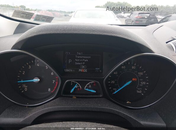 1FMCU9GD2HUE83487 2017 FORD ESCAPE Blue Rear seats view