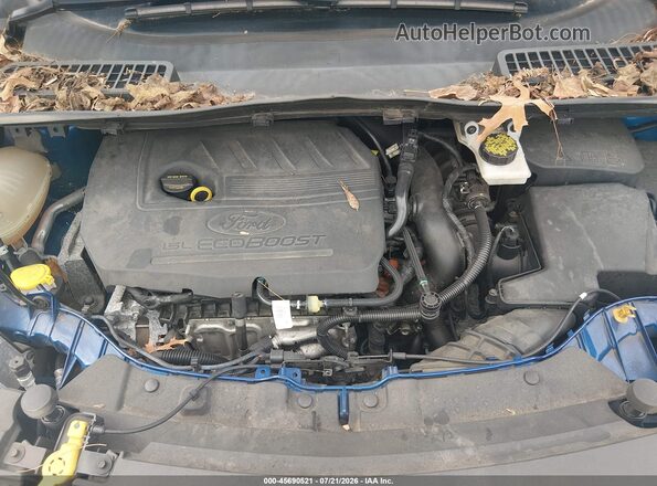 1FMCU9GD2HUE83487 2017 FORD ESCAPE Blue Rear view