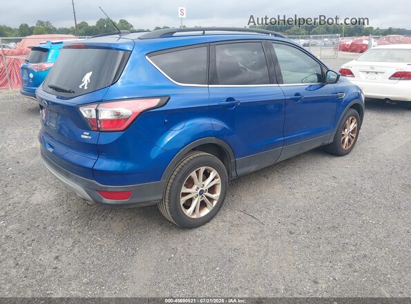 1FMCU9GD2HUE83487 2017 FORD ESCAPE Blue Rear right