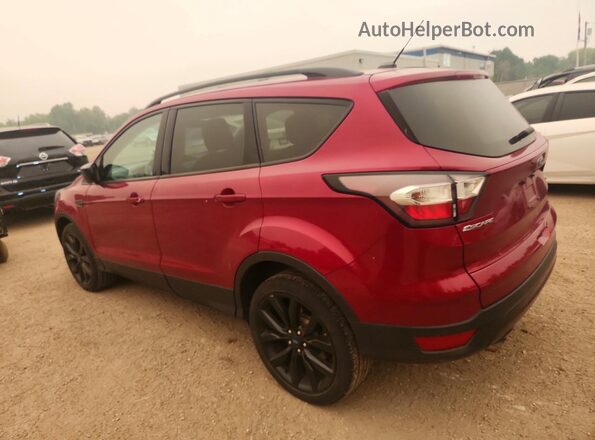 1FMCU9GD2JUA14258 2018 FORD ESCAPE Red Հետևի ձախ