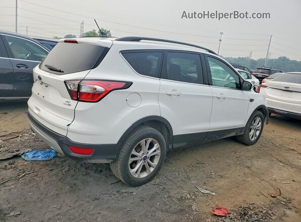 1FMCU9GD2JUB23061 2018 FORD ESCAPE Белый Задняя правая четверть
