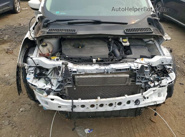 1FMCU9GD2JUB23061 2018 FORD ESCAPE Белый Вид подкапотного пространства
