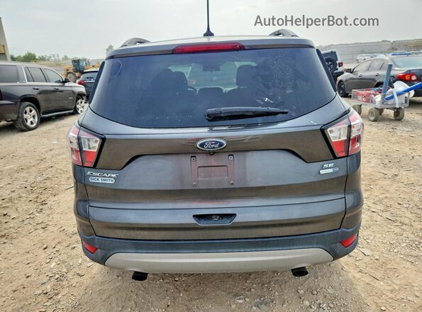 1FMCU9GD2JUB24789 2018 FORD ESCAPE Gray Հետևի տեսք