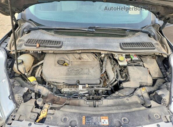 1FMCU9GD2JUB24789 2018 FORD ESCAPE Gray Շարժիչի բաժամունքի տեսք