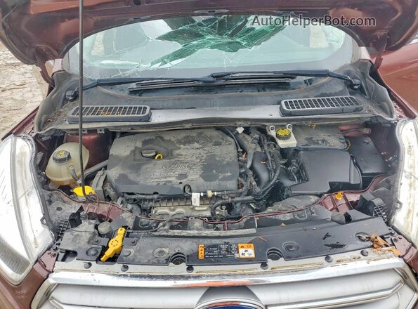 1FMCU9GD2JUB25036 2018 FORD ESCAPE Red Շարժիչի բաժամունքի տեսք