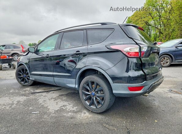 1FMCU9GD2JUB34450 2018 FORD ESCAPE Black Rear left
