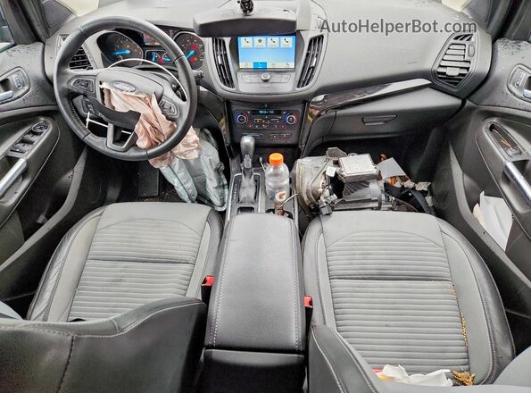 1FMCU9GD2JUB34450 2018 FORD ESCAPE Black Dashboard view