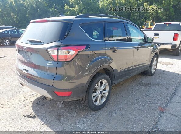 1FMCU9GD2JUB42743 2018 FORD ESCAPE Серый Задняя правая четверть