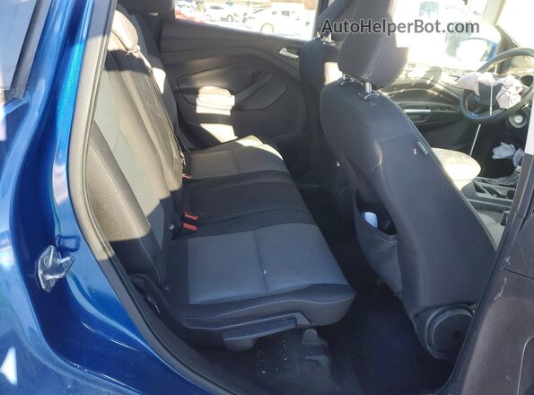 1FMCU9GD2JUC16050 2018 FORD ESCAPE Blue Rear seats view