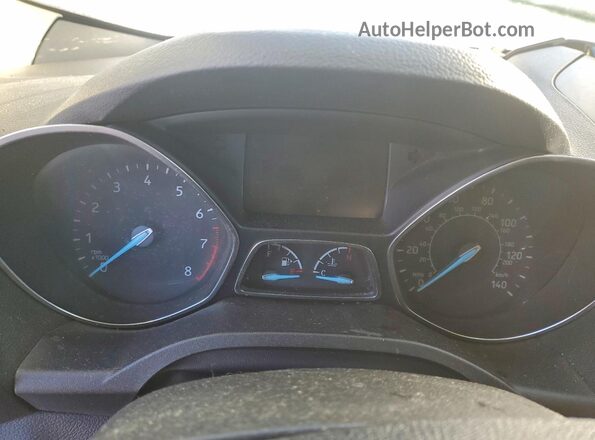 1FMCU9GD2JUC16050 2018 FORD ESCAPE Blue Instrument cluster view