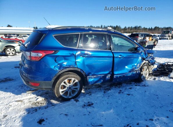 1FMCU9GD2JUC16050 2018 FORD ESCAPE Blue Rear right
