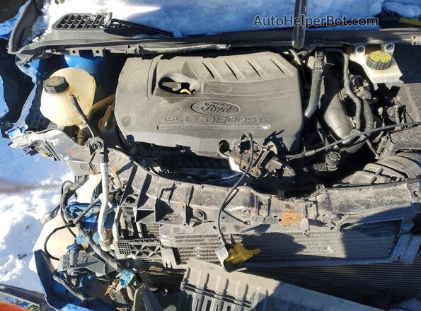 1FMCU9GD2JUC16050 2018 FORD ESCAPE Blue Rear interior view