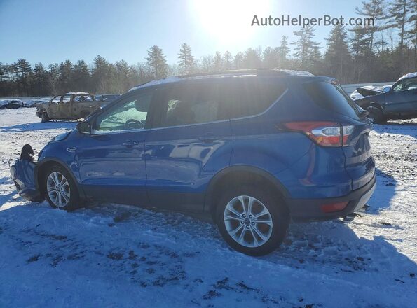 1FMCU9GD2JUC16050 2018 FORD ESCAPE Blue Rear left