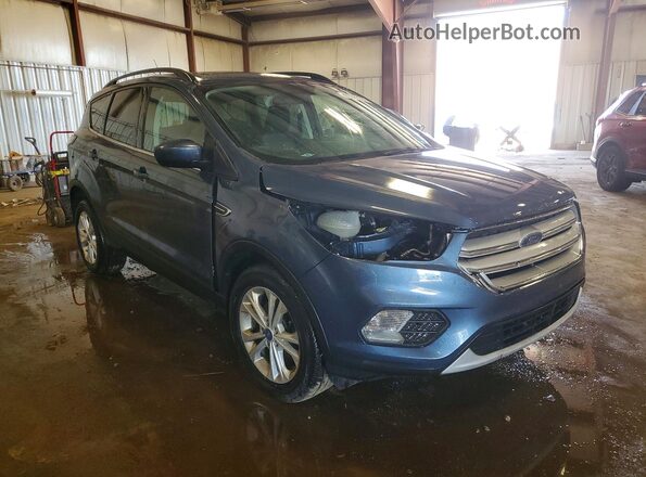 1FMCU9GD2JUC33642 2018 FORD ESCAPE Blue Delantero derecho
