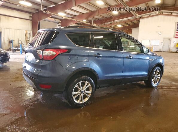 1FMCU9GD2JUC33642 2018 FORD ESCAPE Blue Trasero derecho