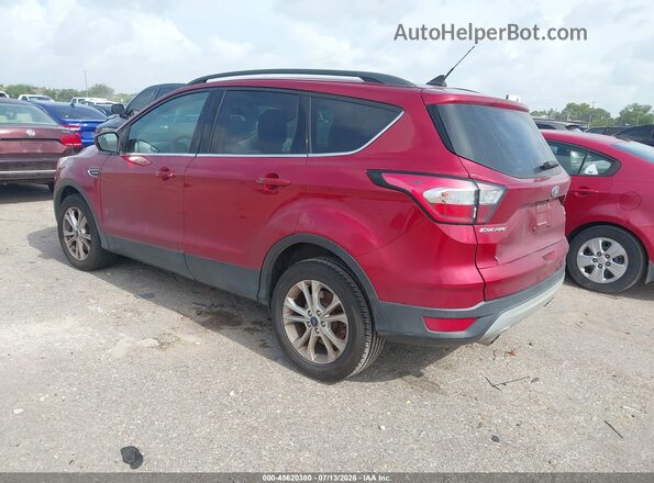 1FMCU9GD2JUC78290 2018 FORD ESCAPE Red Trasero izquierdo