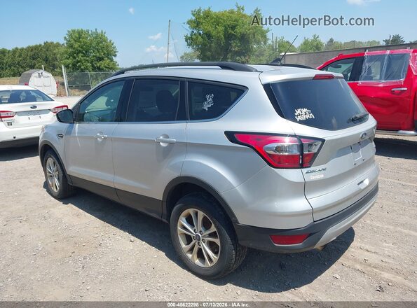 1FMCU9GD2JUD53621 2018 FORD ESCAPE Silver Tył lewy