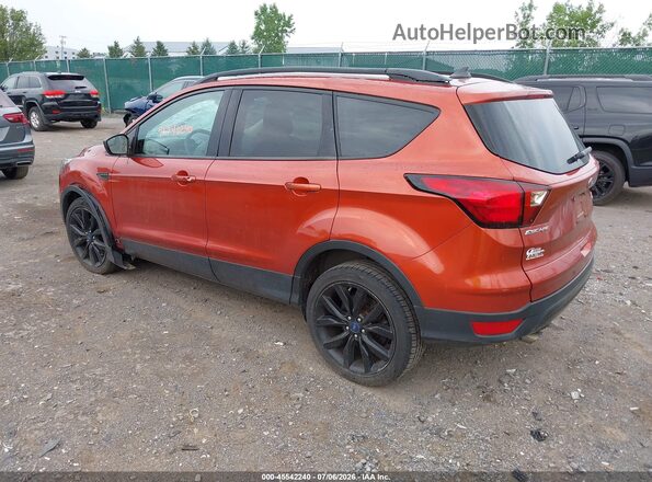 1FMCU9GD2KUA07957 2019 FORD ESCAPE Orange Задня ліва чверть